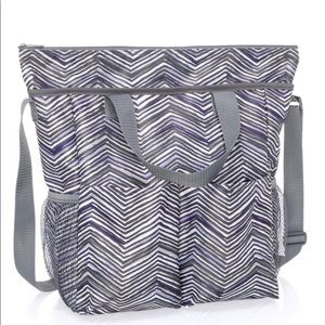 Crossbody Organizing Tote-Zig Zag Zoom